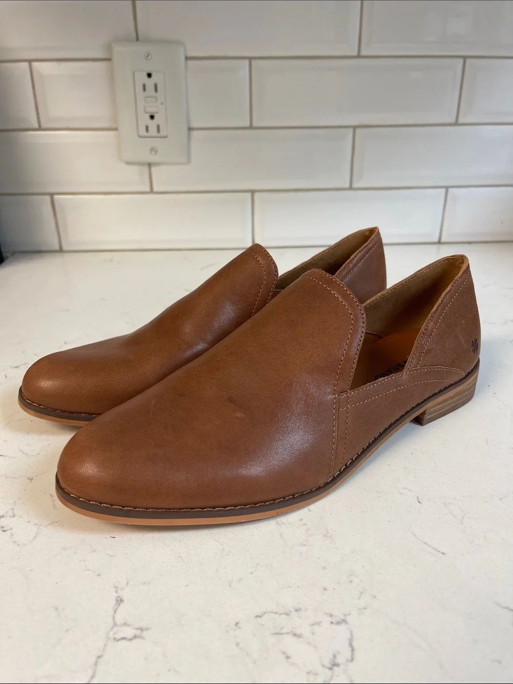 Lucky Brand Ellopy Flat Women Brown - Ginger? Size 9.5
